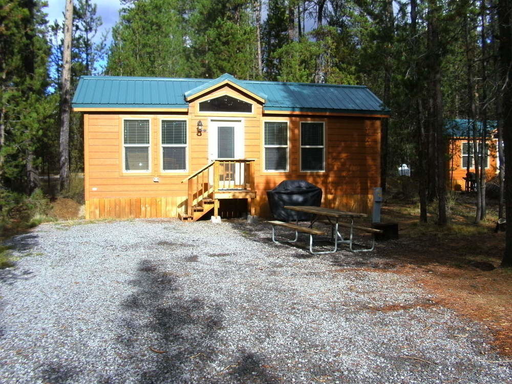Bend-Sunriver Camping Resort Studio Cabin 6 Exteriör bild