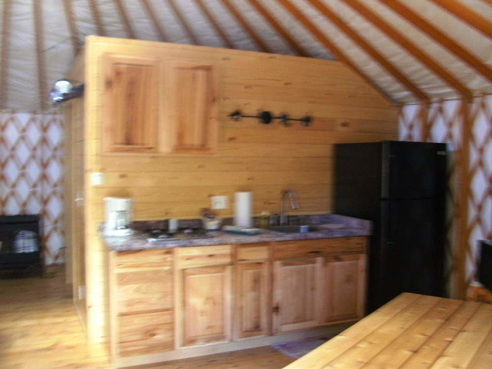 Bend-Sunriver Camping Resort Studio Cabin 6 Exteriör bild